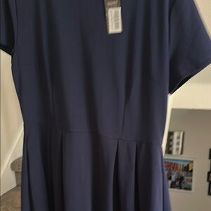 Elegant Navy Blue Dress